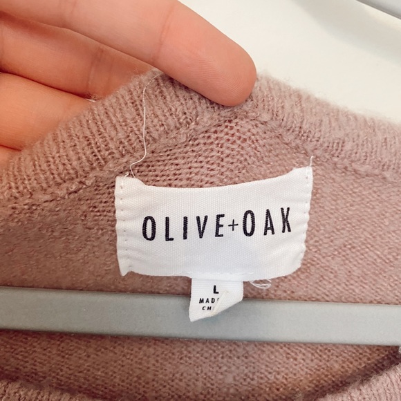 Olive & Oak pink sweater - size Large - Picture 5 of 7